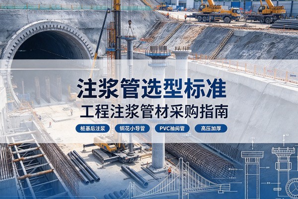 嘉鱼注浆管选型标准